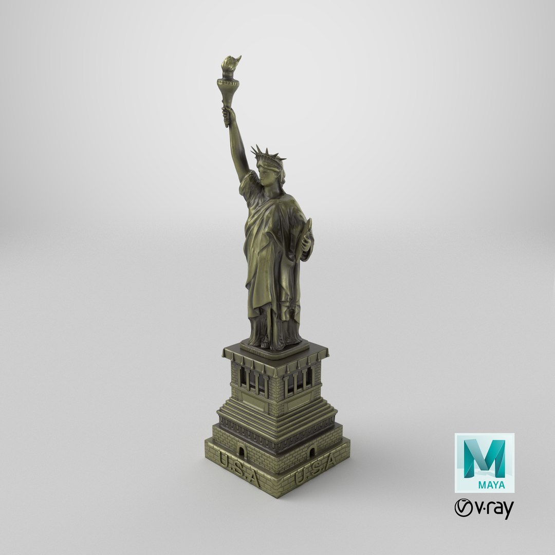 3D Statue of Liberty Replica Bronze https://p.turbosquid.com/ts-thumb/gH/A9zimB/91/stemcell_maya_vray_render/png/1743757089/1920x1080/fit_q87/35608dc881b1a6397b5aad972e76007a426e27e0/stemcell_maya_vray_render.jpg