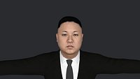 Kim Jong-un Hyper Realistic  Fully Rigged Character