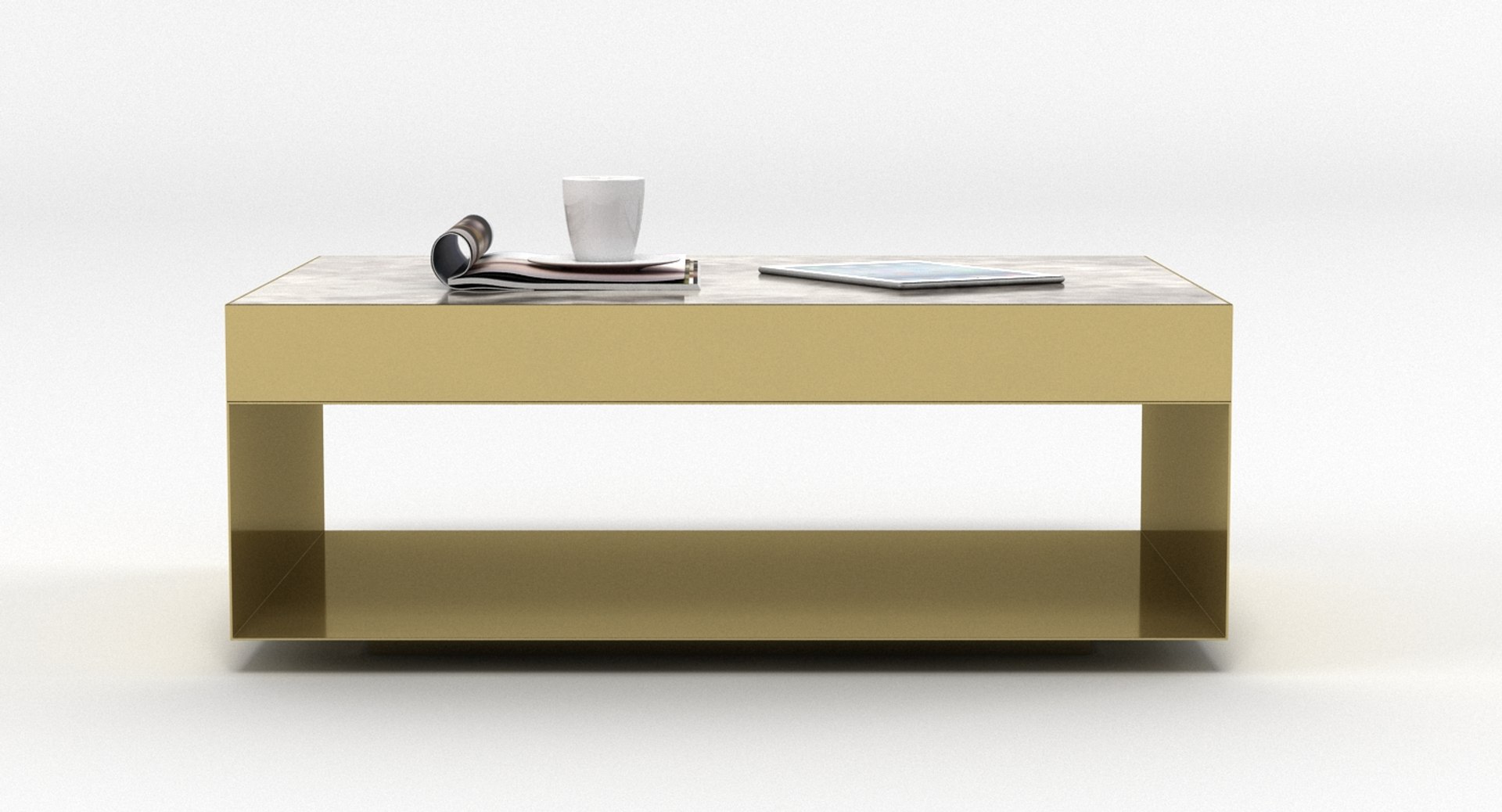 Elliott rectangular table 3D model - TurboSquid 1201754