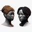 Hair - Low Poly Hairstyles Free Sample 3D model
