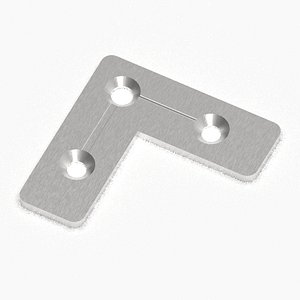 Flat L-shaped square model