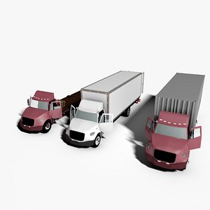 3D truck model
