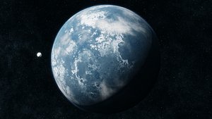 Planet 03 with Procedural Material 3D model