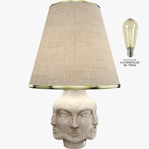 Dora Maar Porcelain Table Lamp 3D model