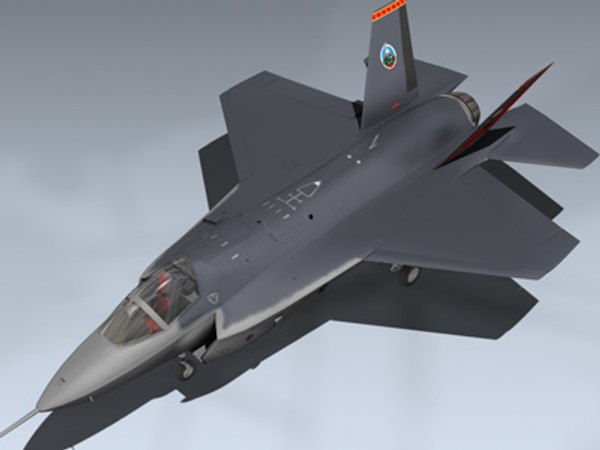x-35b joint strike fighter 3d model