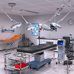 3D Surgery Room model