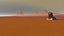 Paisagem do deserto realista