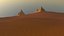 Paisagem do deserto realista