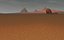 Paisagem do deserto realista