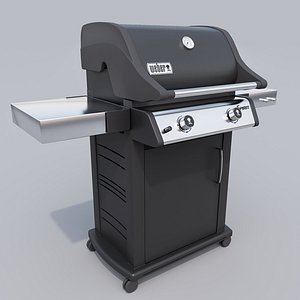 3D Weber Spirit E-215 Gas Grill model