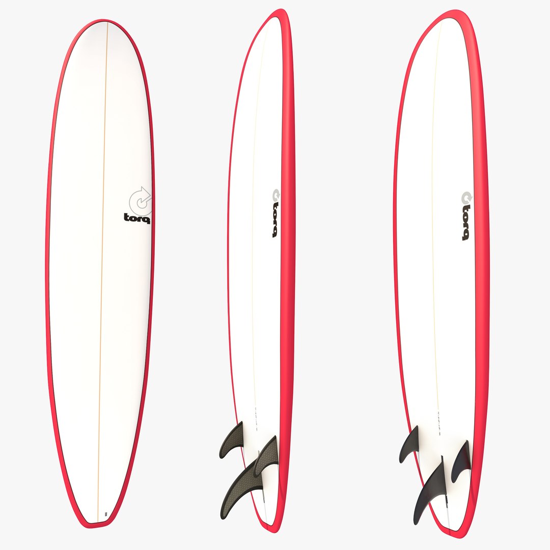 Longboard Surf Torq RED 3D model TurboSquid 2126323