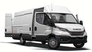 3D Iveco Daily Van L4H2 HQ Interior 2025