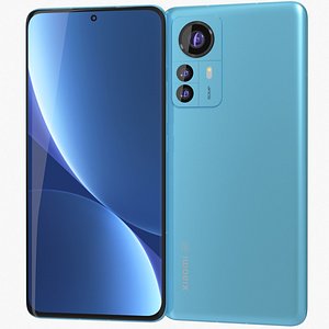 3D Xiaomi 12 Pro Blue