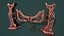 ファンタジー柵のドア