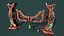 ファンタジー柵のドア