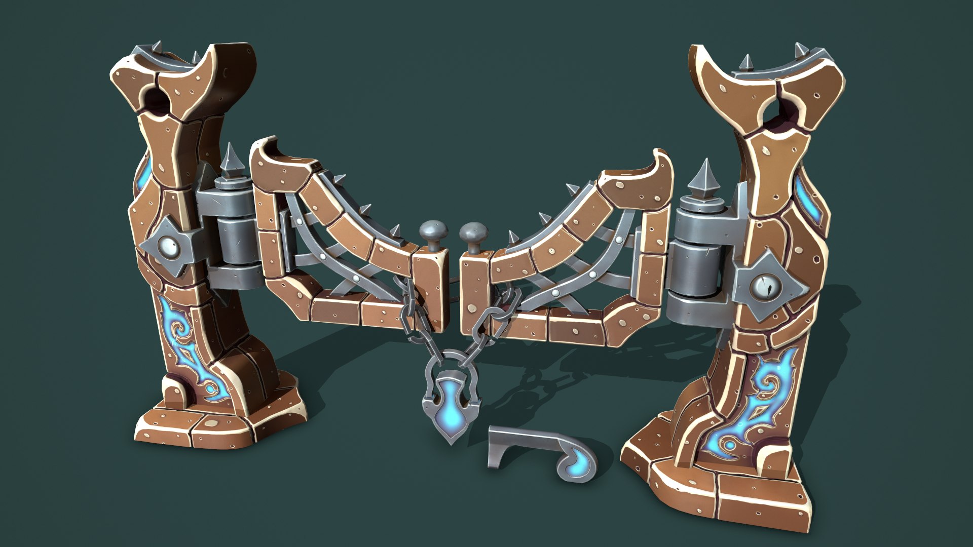 3D Fantasy fence door https://p.turbosquid.com/ts-thumb/gH/paLztq/qB/5/png/1621572476/1920x1080/fit_q87/25c05a3ca633190a9be51e5369d682ec7628ad7e/5.jpg