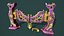 ファンタジー柵のドア