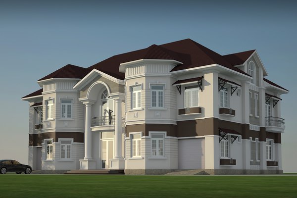 3d model villa