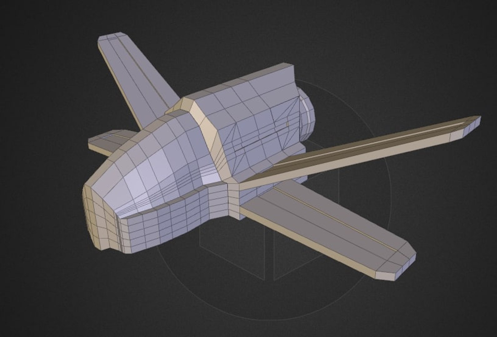 Free Small Space Fighter 3d Model