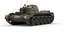 Crusader AA-2 - британский зенитный танк времен Второй мировой войны 3D модель Низкополигональная 3D модель