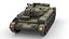 Crusader AA-2 - британский зенитный танк времен Второй мировой войны 3D модель Низкополигональная 3D модель