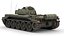 Crusader AA-2 - британский зенитный танк времен Второй мировой войны 3D модель Низкополигональная 3D модель