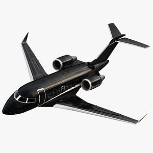Bombardier Challenger 605 Private Black