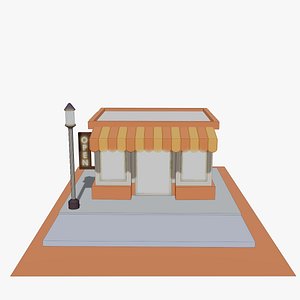 3D 3D Cartoon Style House