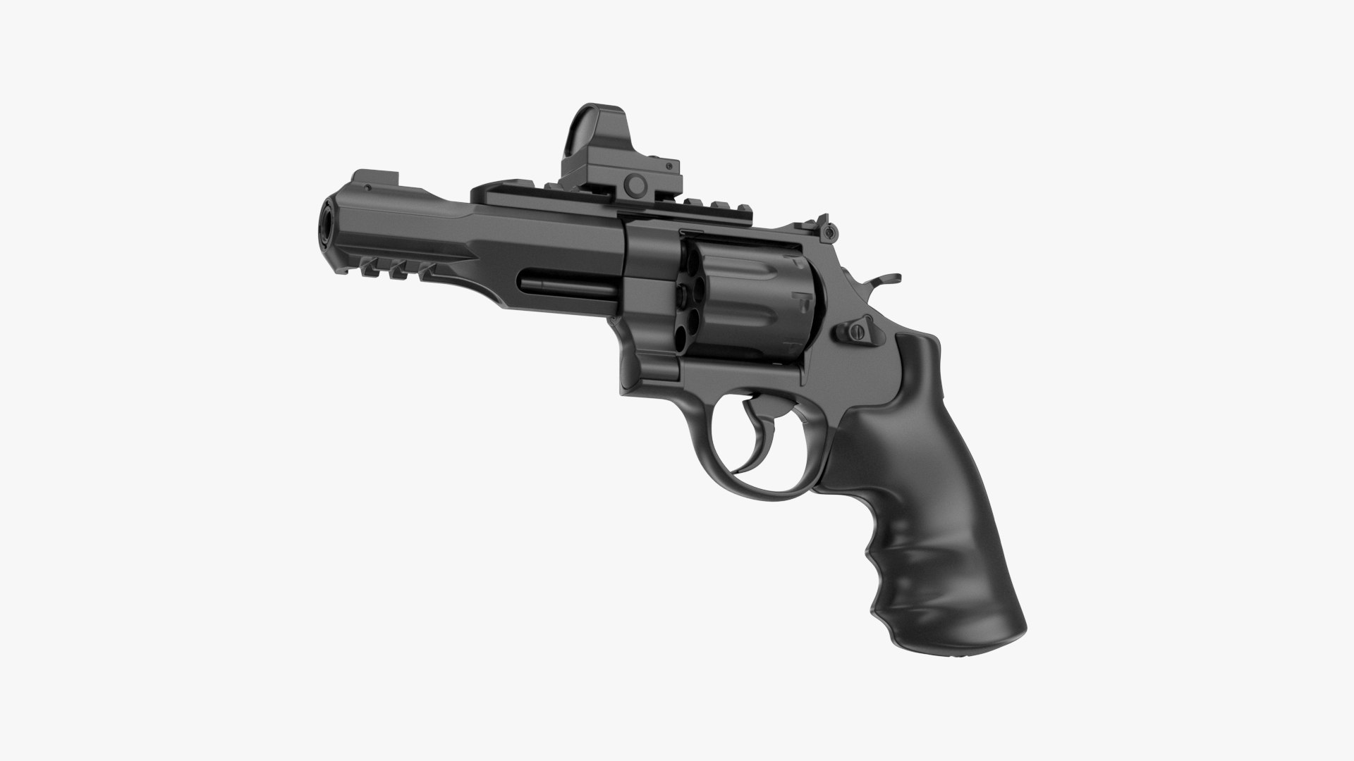 Combat Revolver No Materials Model - TurboSquid 1894301