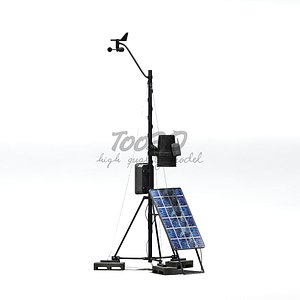 wifi weather station 3d model