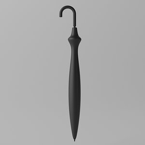 3D Cartoon Umbrella Classic Closed model