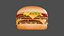 Hamburguesa doble con queso cinematográfica