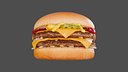 Cinematic Double Cheeseburger Burger