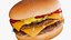 Hamburguesa doble con queso cinematográfica