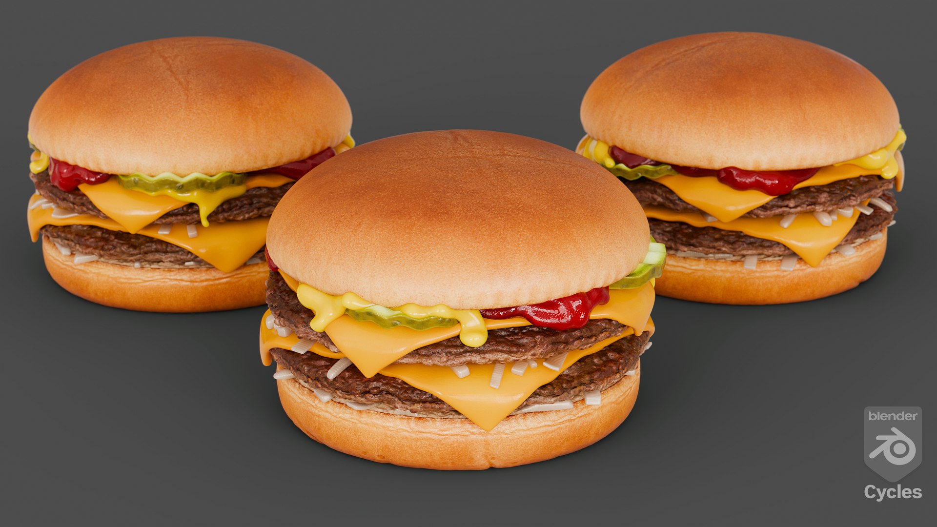 Cinematic Double Cheeseburger Burger model https://p.turbosquid.com/ts-thumb/gI/2AOU7h/Tw/cyclesrender/png/1743548306/1920x1080/fit_q87/df751c0a90a599179b0b7d2a24520865e3ebe102/cyclesrender.jpg