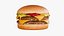 Hamburguesa doble con queso cinematográfica