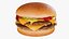 Hamburguesa doble con queso cinematográfica