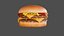 Hamburguesa doble con queso cinematográfica