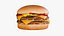 Hamburguesa doble con queso cinematográfica