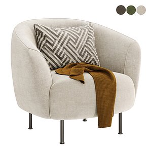 3D Kragelund Gran Armchair