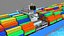 3D Container Ship 3d Model