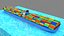 3D Container Ship 3d Model