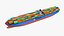3D Container Ship 3d Model