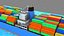 3D Container Ship 3d Model