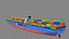 3D Container Ship 3d Model