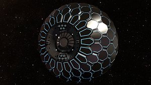 Dragon scale space ship