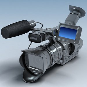 hd camcorder sony hdv 3d model