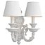 Bronze antique Sconce classic French style Wall lamp lampshade 3D model