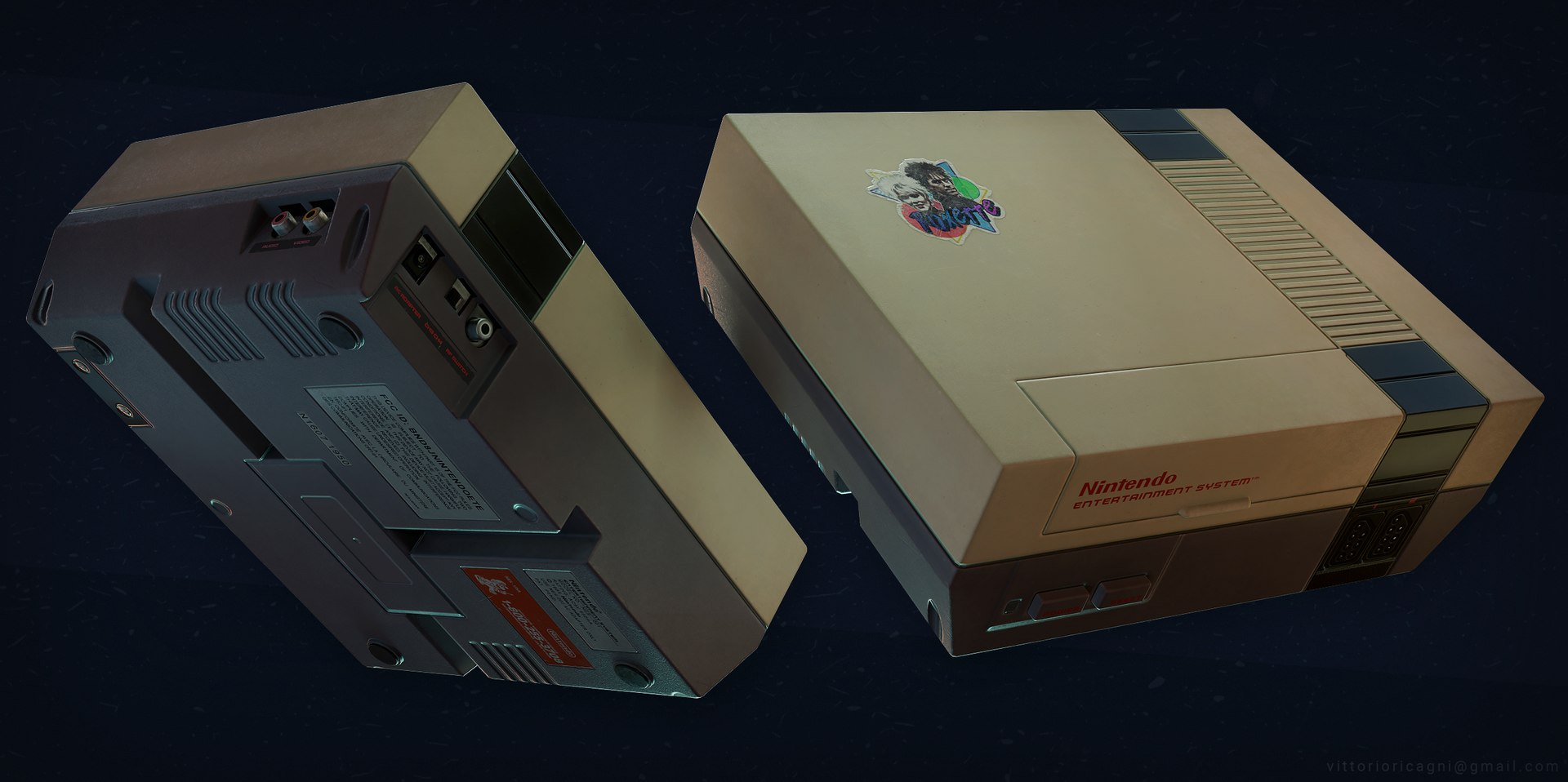 3D Nintendo Classic Game Console Low-poly 3D Model - TurboSquid 2285716