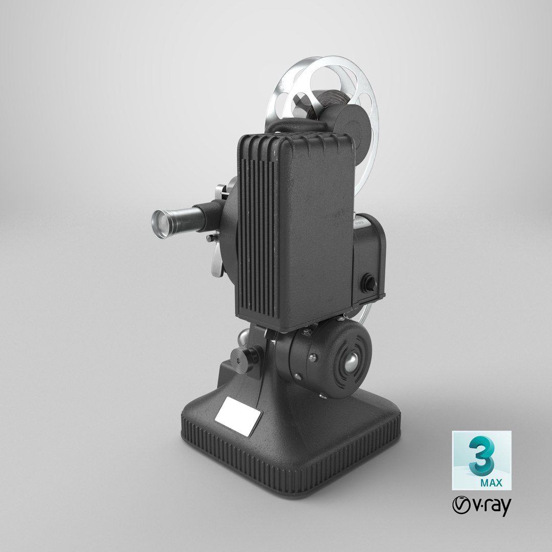 Vintage Film Projector with Reels 3D model https://p.turbosquid.com/ts-thumb/gI/BtxkJE/8e/stemcell_max_vray_render/png/1787677582/1920x1080/fit_q87/011e67c992dd283442a2bfe7b5e1be07592025df/stemcell_max_vray_render.jpg